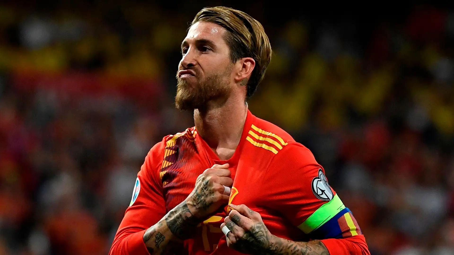 sergio ramos spain jersey